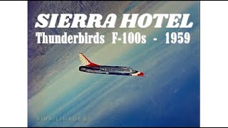 Usaf Thunderbirds F-100 B-Roll 1959 Kodachrome Movie Film - Nevada, Airailimages