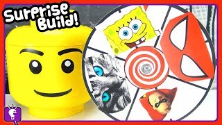 spin the wheel for surprise play doh build 2 with hobbykidstv