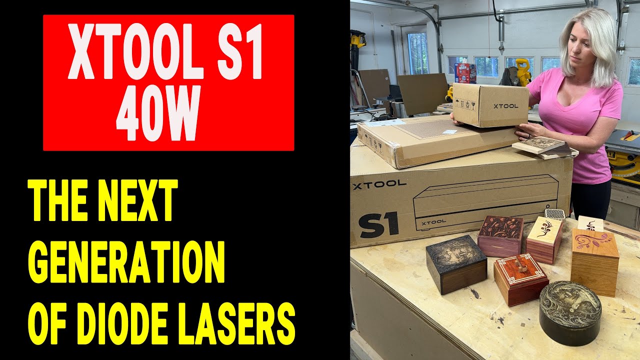 xTool S1 laser engraver and cutter review - World's first 40W enclosed  diode laser cutter! - The Gadgeteer