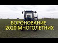 Боронование экспарцета 2020