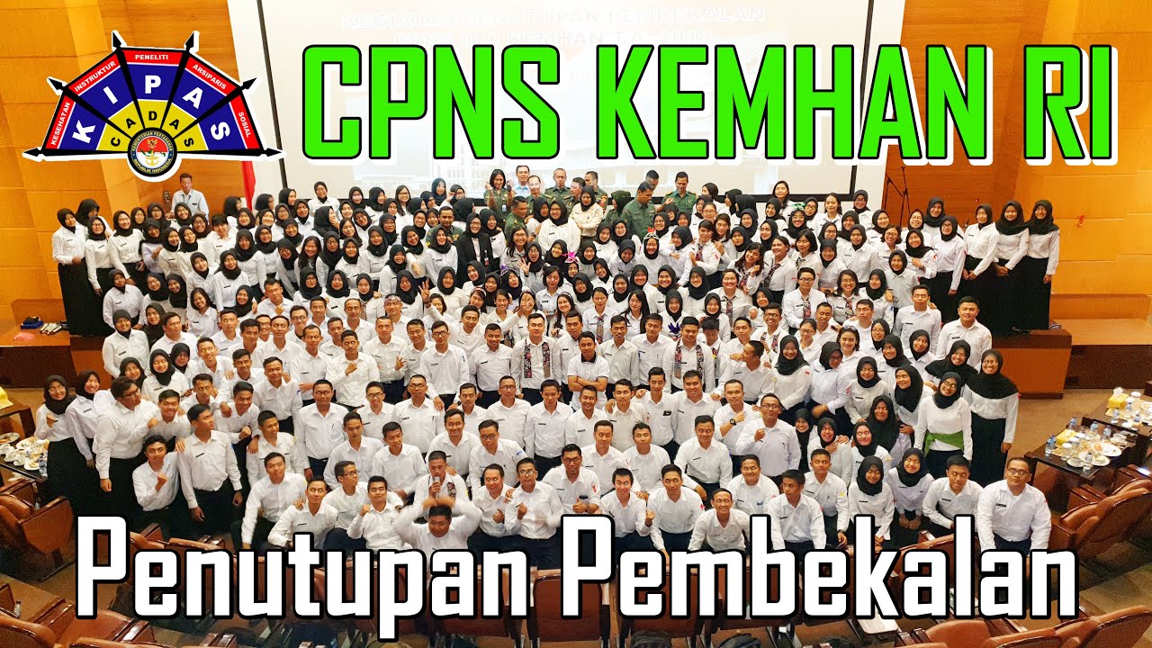 Penutupan Pembekalan CPNS Kementerian Pertahanan