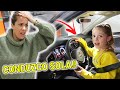 DANIELA CONDUCE UN COCHE POR PRIMERA VEZ 🚘 ROBO EL COCHE DE MI MADRE SIN PERMISO SE ENFADA MUCHÍSIMO