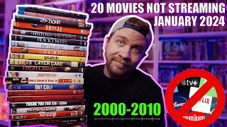 20 Movies From 2000-2010 Not Streaming | January 2024 by Last Movie Standing 801 views 4 months ago 23 minutes