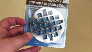 Review of Danco Snap-In Shower Drain: SO EASY!