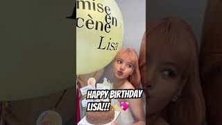 Happy birthday to Lisa! Our queen 👑👸💖😭❣️🩷 #Lalisa #happybirthday (@nabierx for the first pic)