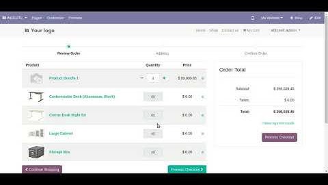 All In One Product Bundle - Website Odoo, All In One Product Combo - Website Odoo