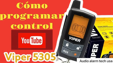 Como programar un control viper 5305v
