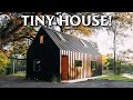 TINY HOUSE Scandinavian Cabin on Private Lake! // Airbnb Tour!