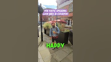POV: YOU’RE SPREADING GOOD VIBES IN STOCKPORT 😎 #goodvibes #goodvibesalways #positivity #fun