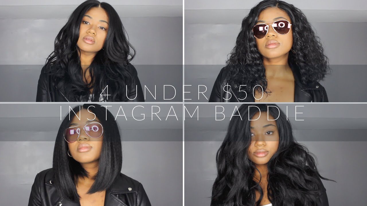 4 WIGS UNDER 50 INSTAGRAM BADDIE HAIR EDITION SAMSBEAUTY COLLAB