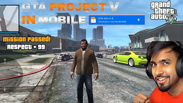 Gta Project V  High Graphic Game In Mobile 📲🤯 Play Gta v & Download This Game #gta #gta5 #gtavonline
