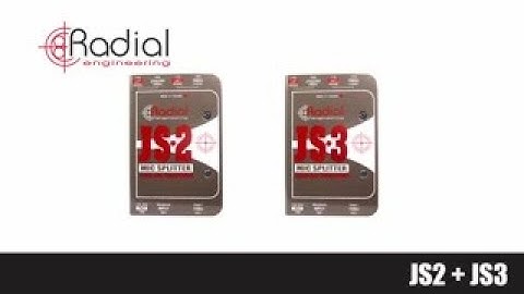 Radial Engineering- JS2 & JS3 Mic Splitters