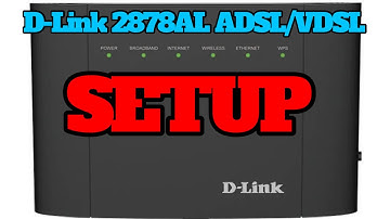 How to SETUP D-Link 2878AL ADSL/VDSL modem router in 1 minute.