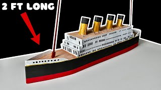 Making the Titanic Out Of Cardboard