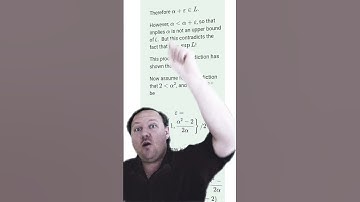 The Real Analysis Minute! - Video 0047 - Proof that root 2 is real, final