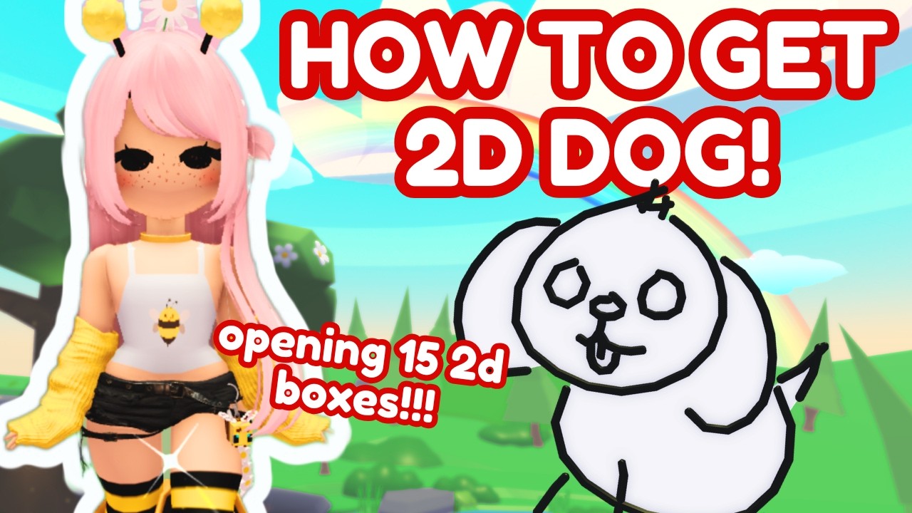 Ep.5 How To Get the NEW 2D Dog + Opening 15 2D boxes + Trading Stream! 🔴 #adoptme #roblox