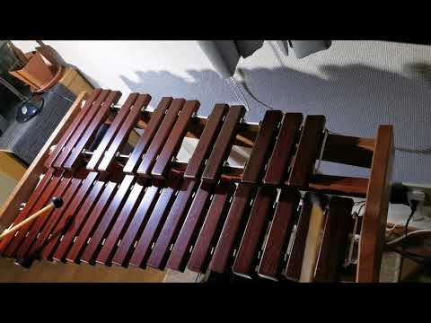 80【KOROGI卓上木琴】desk xylophone improvisation「陶器の器」YAMAHA ME-101