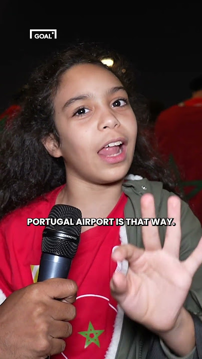 Moroccan girl: 'POOR RONALDO!' (ORIGINAL) 🤐 #shorts