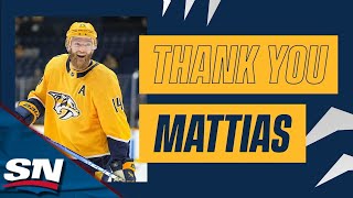 Predators Honour Longtime Defenceman Mattias Ekholm With Video tribute, Standing Ovation