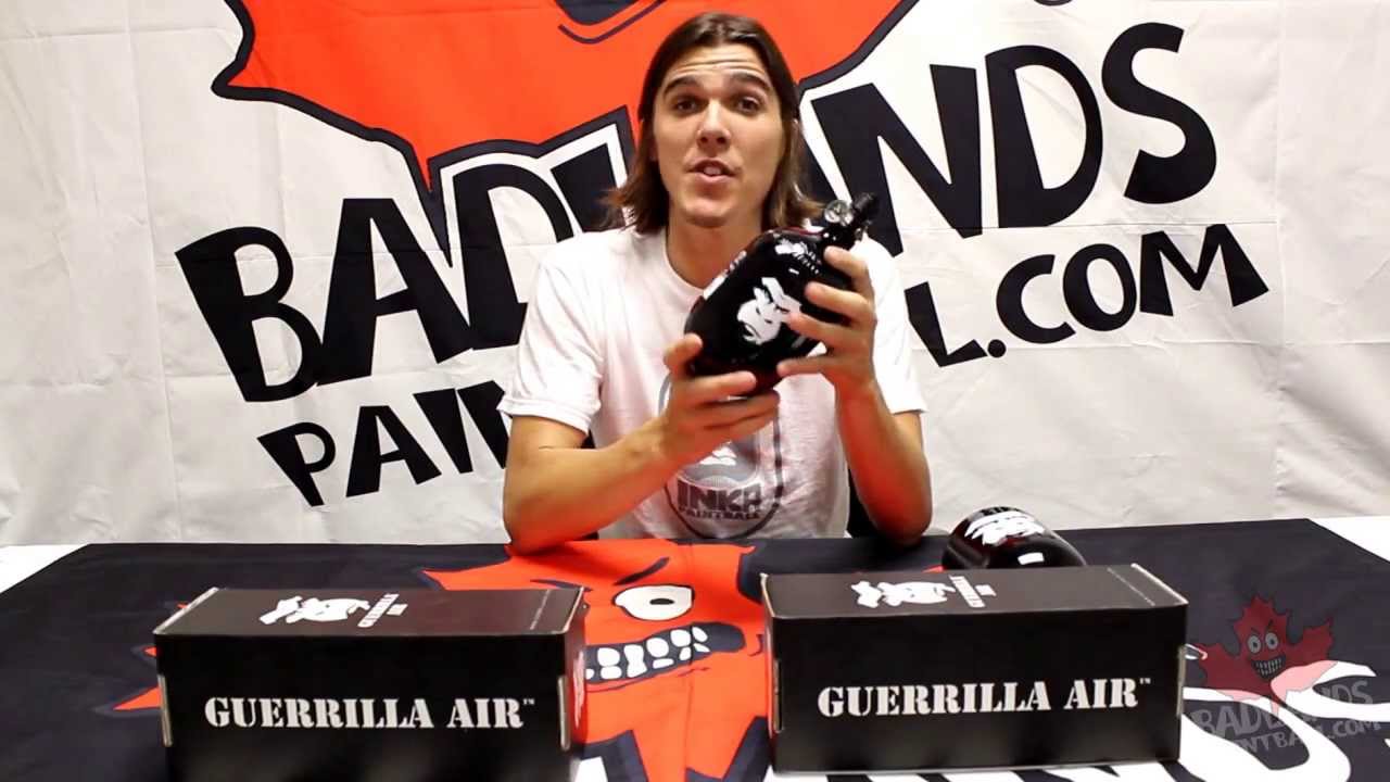 Guerrilla Air 48/3000 and 62/3000 Steel Tank Unboxing Official Badlands Paintball YouTube