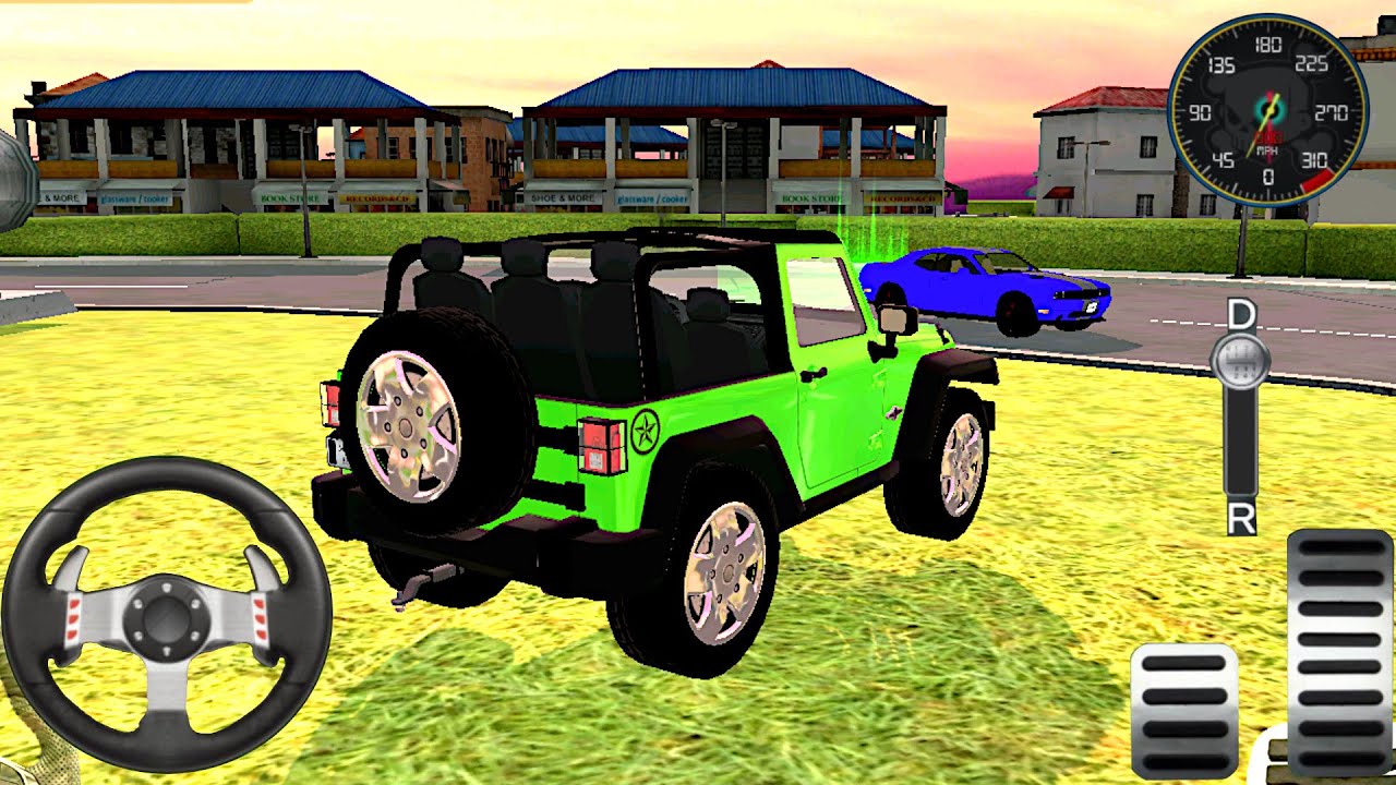My Holiday Car  Green Sport Car, Orange 4x4 Jeep Driving  Android GamePlay