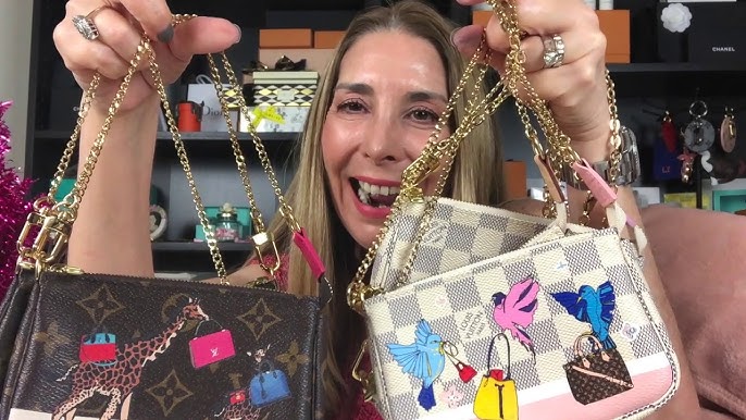 Louis Vuitton 2021 Christmas Animations LONDON and JAPAN Mini Pochette LV  Unboxing and COMPARISONS 