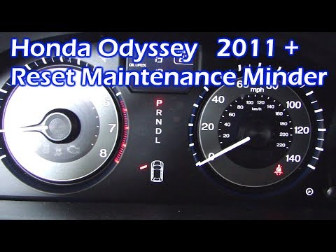 Reset oil change indicator 2007 honda crv