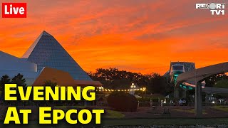 🔴Live: A Relaxing Evening at Epcot  - Walt Disney World Live Stream - 5-16-23