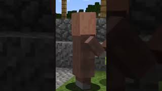 Житель обнаглел в край!🙁🔵🔴💯@Compot #minecraft #компот #житель #деревня