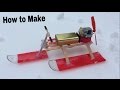 How to Make a Snowmobile - Air Car - Easy Way - Tutorial