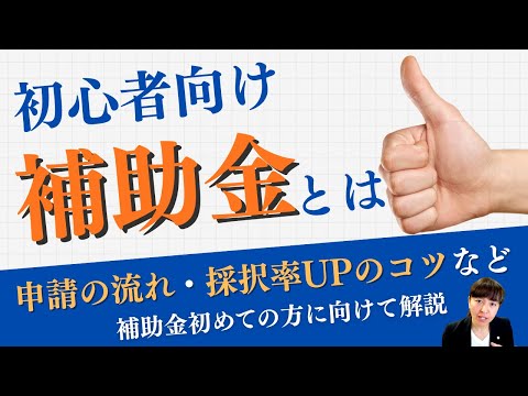 【初心者必見】補助金とは？種類・申請方法・採択率アップの秘訣をわかりやすく解説