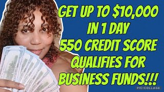 $10,000 💰In 1 Day! 550 Credit Score Approved! Soft Pull! Business Credit! Fast Funding! #clips screenshot 3