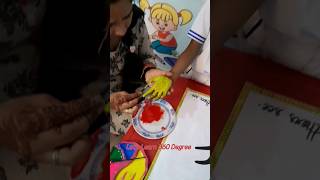 Palm print activity for Pre-primary kids #palmprintactivity #preprimaryactivity
