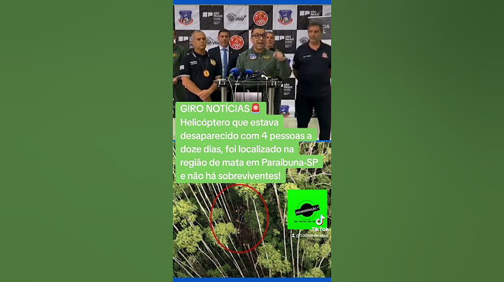 HELICÓPTERO DESAPARECIDO COM 4 PESSOAS, FOI ENCONTRADO EM MATA FECHADA E NÃO HÁ SOBREVIVENTES.