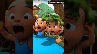 Download Lagu Upin \u0026 Ipin Panic! A Big Gecko Stuck on Their Heads 😱🦎🏃‍♂️💨#trending #upinipin #trendingshorts MP3