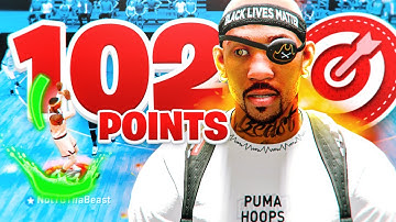 I SCORED 100 POINTS IN THE REC CENTER w/ THE BEST JUMPSHOT IN NBA 2K21