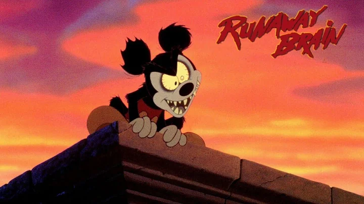 Runaway Brain 1995 Disney Mickey Mouse Short Carto...