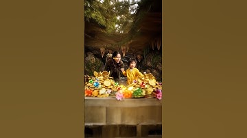 Capybara và 2 chị em phát hiện kho báu | LIKE SNACKS@ | ẩm thực trên cây chuối #food  #fruit