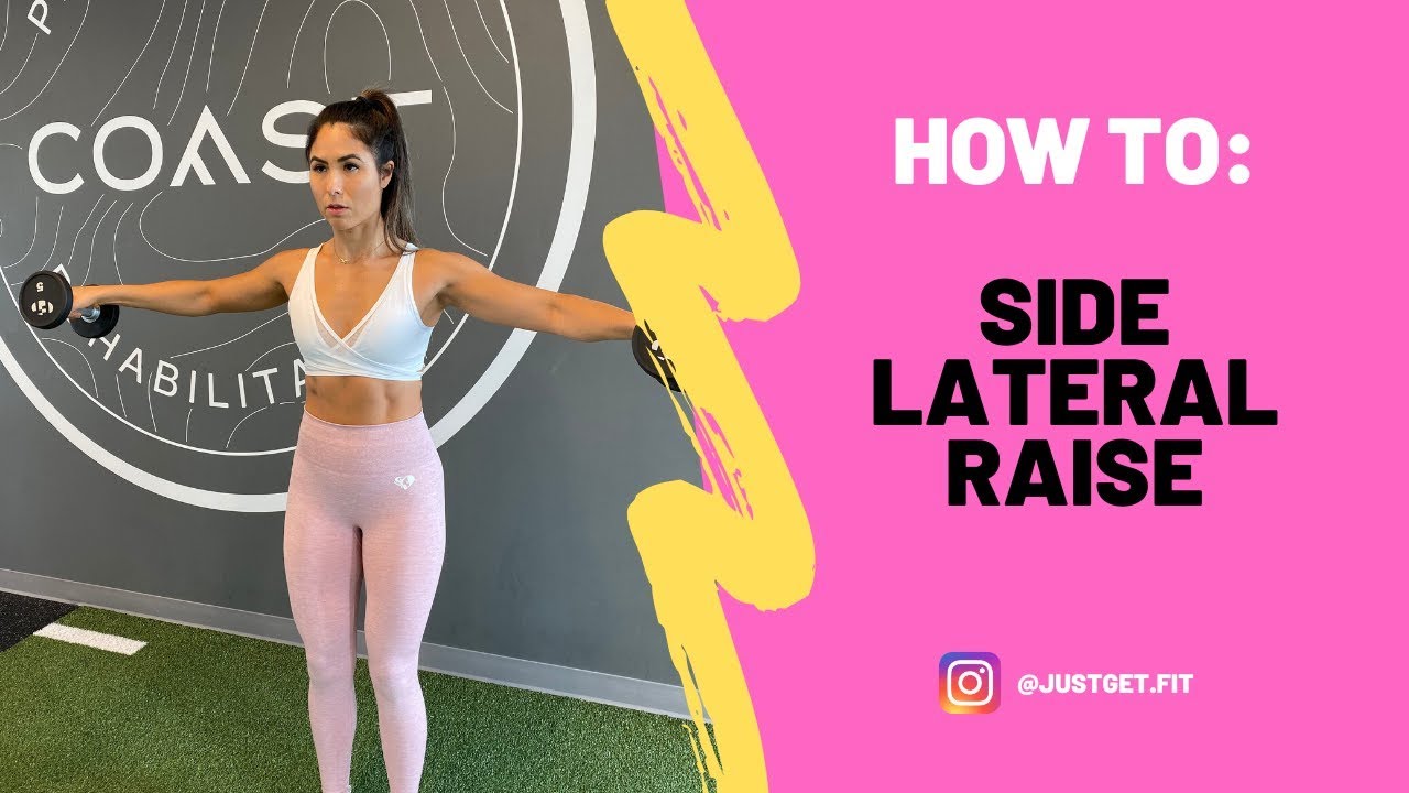 How To Dumbbell Side Lateral Raise YouTube
