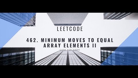 462. Minimum Moves to Equal Array Elements II || leetcode medium || c++ solution