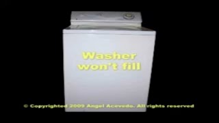 Maytag Washing Machine Not Filling With Water - See What Parts You Need To Check