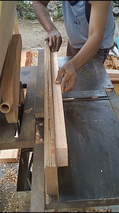 Penyikuan kayu slimar #woodworking #tooltips #wood #tools #machine #woodprocessing #diy #woodwork