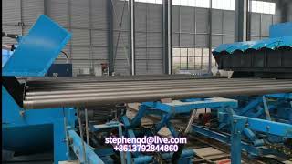 Steel pipe inner wall sand blasting machine