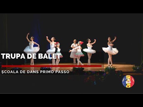 Trupa de balet a Școlii Primo Passo, pe scenă