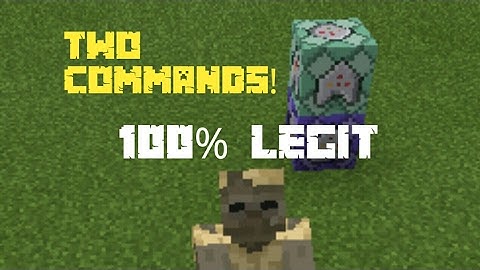 Minecraft Pocket Edition | How to Shape Shift into any mob! | Command Block