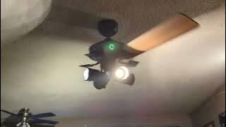 5 ceiling fans wobbling to the iPhone ringtone (Part 1 Long-Term) lol 😂