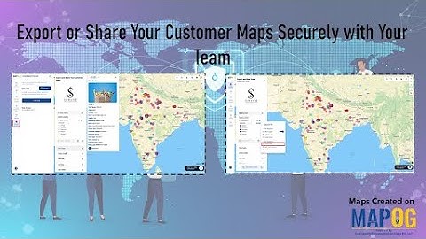 Export & Share Customer Maps Securely #mapog #map #customer #viral #video #business #retail #gis
