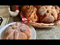 PAN DE MUERTO SABOR NARANJA/ paso a paso queda muy suave.