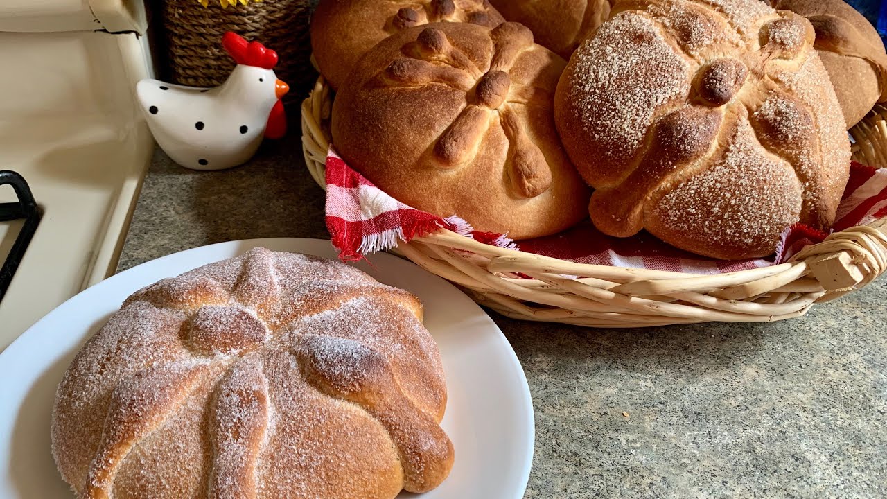 PAN DE MUERTO SABOR NARANJA/ paso a paso queda muy suave. - YouTube