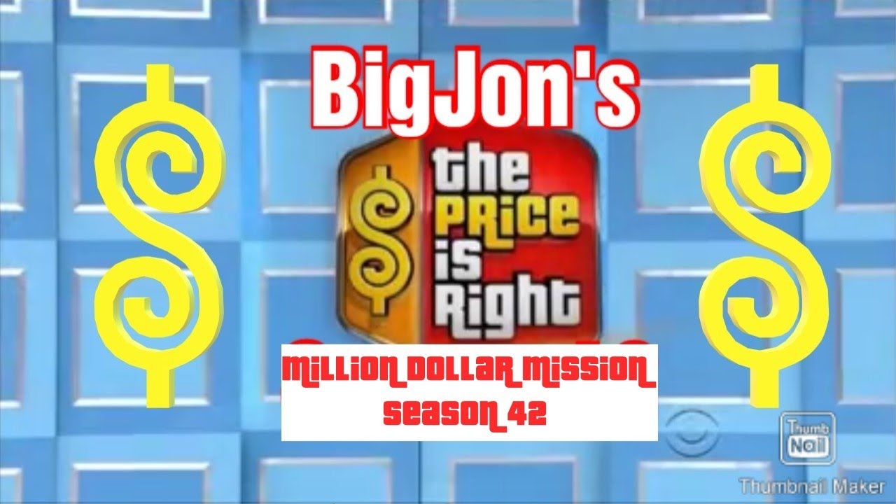 BigJon's The Price Is Right MDM Season 42: 